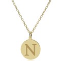 Northwestern 14K Gold Pendant & Chain - Image 2