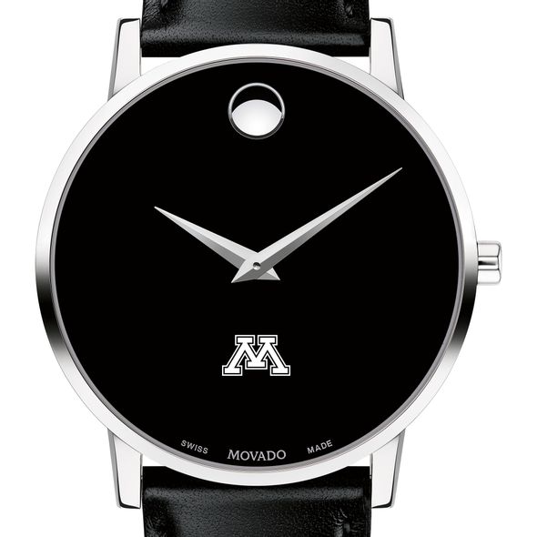 Minnesota Men's Movado Museum with Leather Strap - Image 1