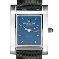 Marquette Women's Blue Quad Watch with Leather Strap - Image 1