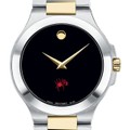 Richmond Men's Movado Collection Two-Tone Watch with Black Dial - Image 1