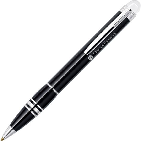 Clemson Montblanc StarWalker Ballpoint Pen in Platinum