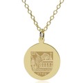 Dartmouth 14K Gold Pendant & Chain - Image 1