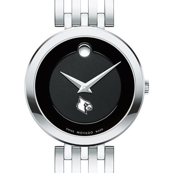 University of Louisville Women's Movado Esparanza Stainless Steel Museum with Bracelet
