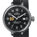 click to view Notre Dame Shinola Watch, The Birdy 38mm Black Dial - Image 1