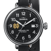 Notre Dame Shinola Watch, The Birdy 38mm Black Dial