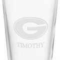 University of Georgia 16 oz Pint Glass- Set of 4 - Image 3