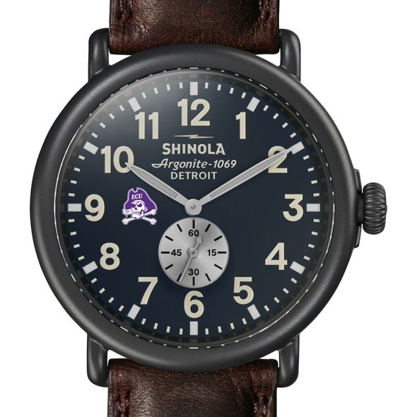 ECU Shinola Watch, The Runwell 47mm Midnight Blue Dial - Image 1