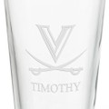 University of Virginia 16 oz Pint Glass- Set of 4 - Image 3