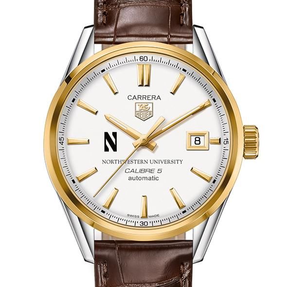 Northwestern Men's TAG Heuer Two-Tone Carrera with Strap