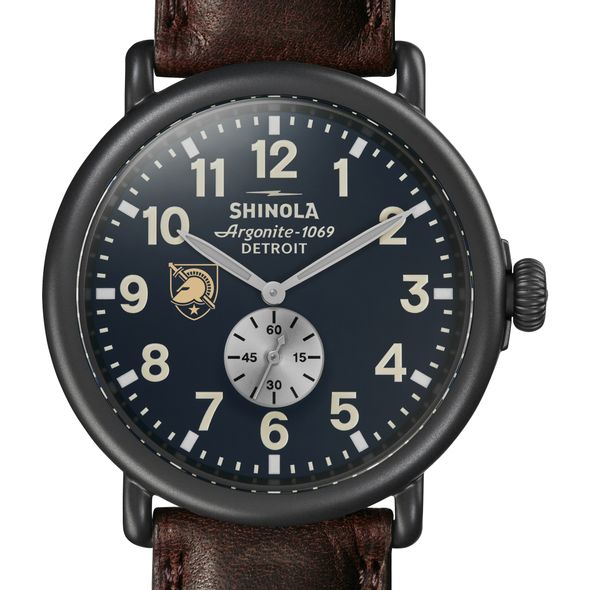West Point Shinola Watch, The Runwell 47mm Midnight Blue Dial - Image 1