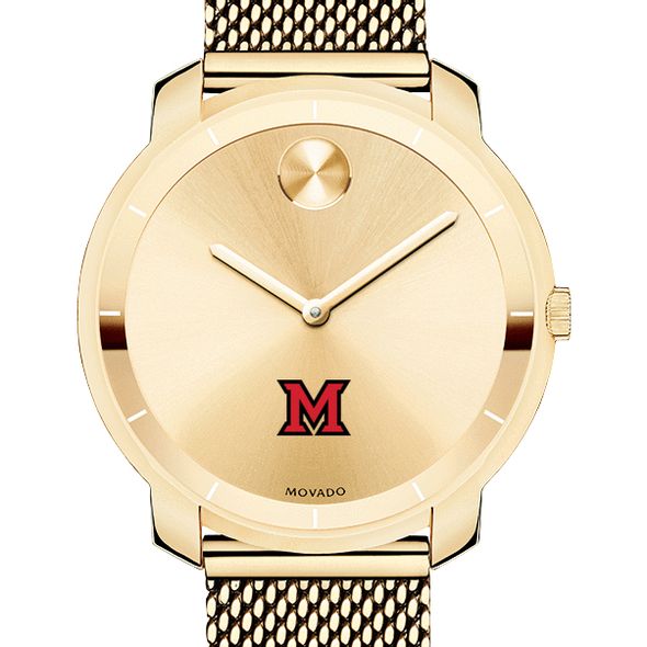 Miami University Women's Movado Gold Bold 36
