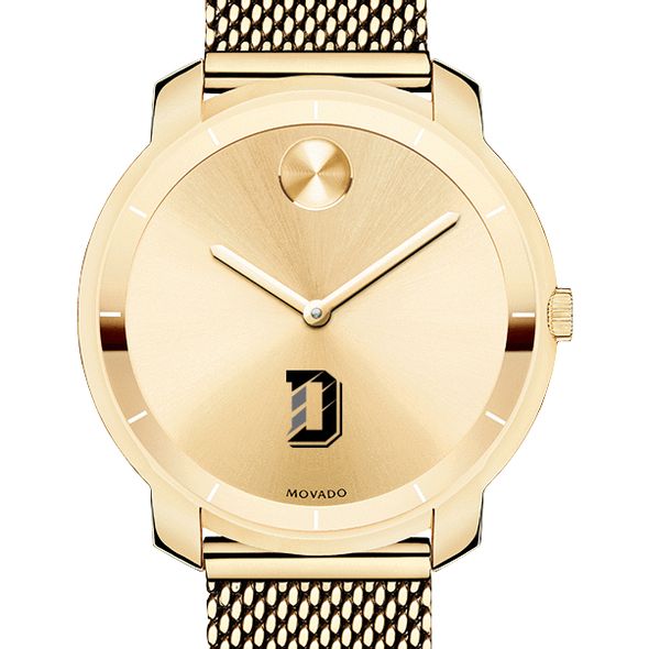 Davidson College Women's Movado Gold Bold 36
