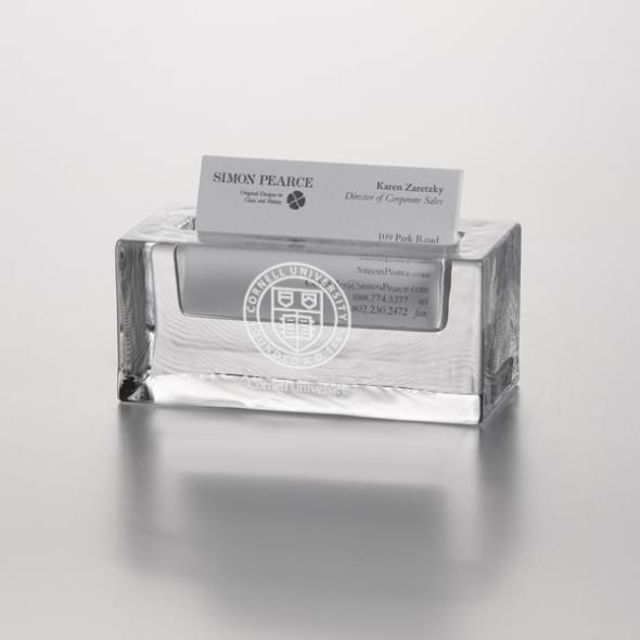 Cornell Glass Cardholder by Simon Pearce