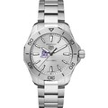 James Madison Men's TAG Heuer Steel Aquaracer with Silver Dial - Image 2