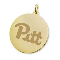Pitt 14K Gold Charm
