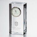 SLU Tall Glass Desk Clock by Simon Pearce - Image 1