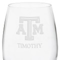 Texas A&M University Red Wine Glasses - Set of 4 - Image 3