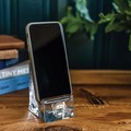 Boston College Glass Phone Holder by Simon Pearce - Image 3