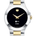 NYU Stern Women's Movado Collection Two-Tone Watch with Black Dial - Image 1