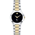 NYU Stern Women's Movado Collection Two-Tone Watch with Black Dial - Image 2