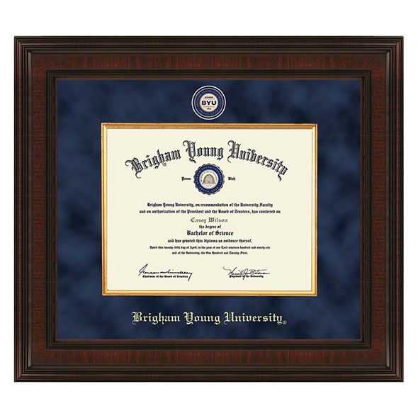 Brigham Young University Diploma Frame - Excelsior