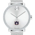 Auburn Women's Movado Bold with Crystal Bezel & Mesh Bracelet - Image 1