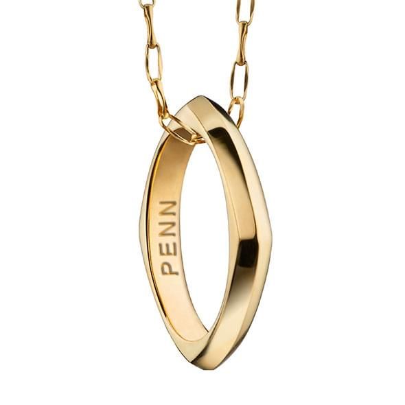 Penn Monica Rich Kosann Poesy Ring Necklace in Gold - Image 1