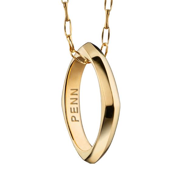 Penn Monica Rich Kosann Poesy Ring Necklace in Gold