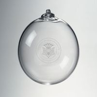 Carnegie Mellon University Glass Ornament by Simon Pearce