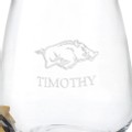 Arkansas Razorbacks Stemless Wine Glasses - Set of 2 - Image 2