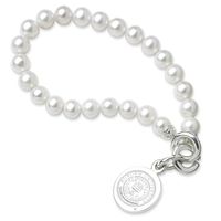 Auburn Pearl Bracelet with Sterling Silver Charm
