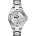 Notre Dame Men's TAG Heuer Steel Aquaracer with Silver Dial - Image 2