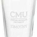 Central Michigan University 16 oz Pint Glass- Set of 2 - Image 3