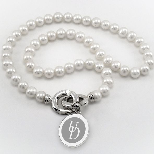 Delaware Pearl Necklace with Sterling Silver Charm - Image 1