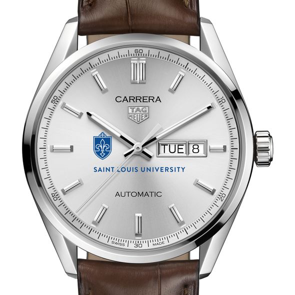 SLU Men's TAG Heuer Automatic Day/Date Carrera with Silver Dial - Image 1