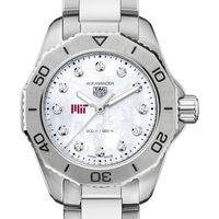 MIT Women's TAG Heuer Steel Aquaracer with Diamond Dial