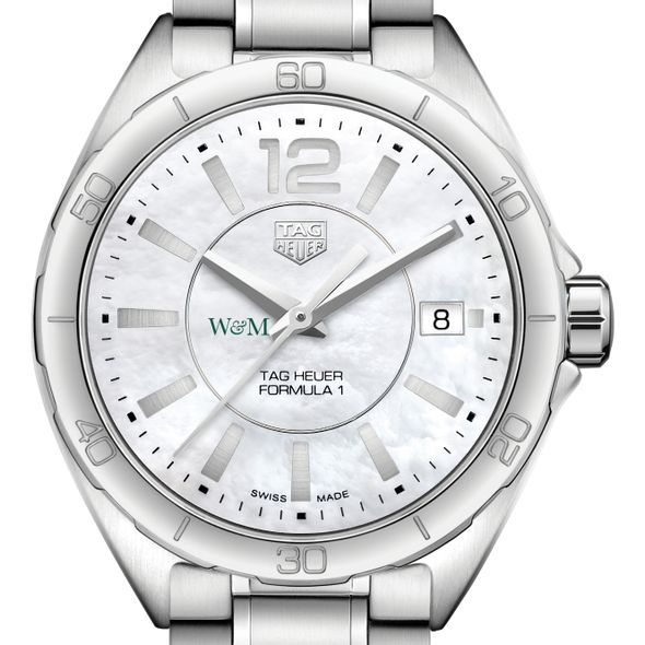 College of William & Mary Women's TAG Heuer Formula 1 with MOP Dial