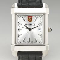 Tuskegee Men's Collegiate Watch with Leather Strap