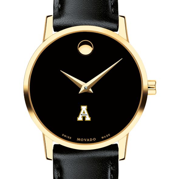 Appalachian State Women's Movado Gold Museum Classic Leather - Image 1