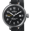 click to view Berkeley Haas Shinola Watch, The Birdy 38mm Black Dial - Image 1