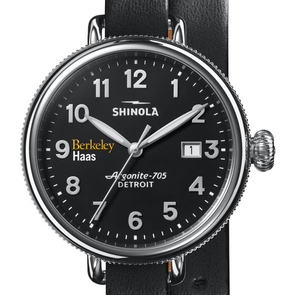 Berkeley Haas Shinola Watch, The Birdy 38mm Black Dial - Image 1