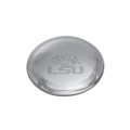 LSU Glass Dome Paperweight by Simon Pearce - Image 1