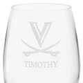 University of Virginia Red Wine Glasses - Set of 4 - Image 3