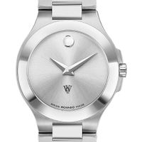 WashU Women's Movado Collection Stainless Steel Watch with Silver Dial
