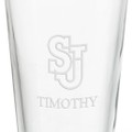 St. John's University 16 oz Pint Glass- Set of 4 - Image 3