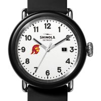 University of Southern California Shinola Watch, The Detrola 43mm White Dial at M.LaHart & Co.