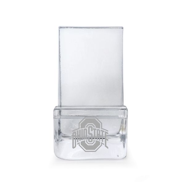 Ohio State Glass Phone Holder by Simon Pearce - Image 1