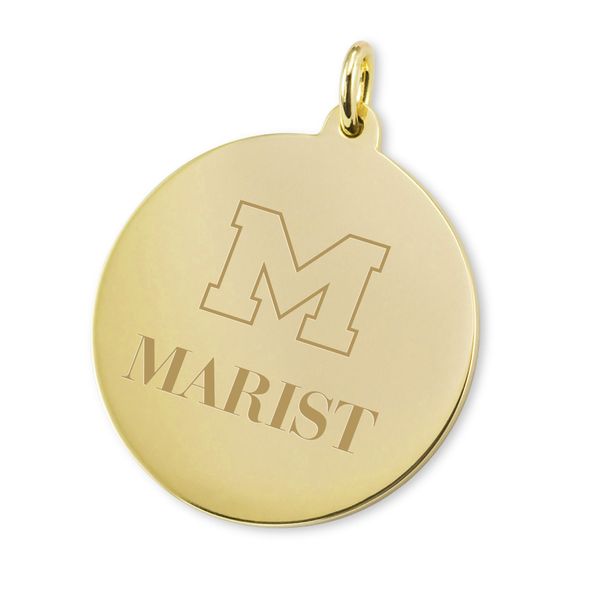 Marist 18K Gold Charm - Image 1