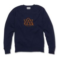 Auburn Navy Blue and Orange Letter Sweater by M.LaHart