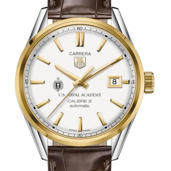 Naval Academy Men's TAG Heuer Two-Tone Carrera with Strap
